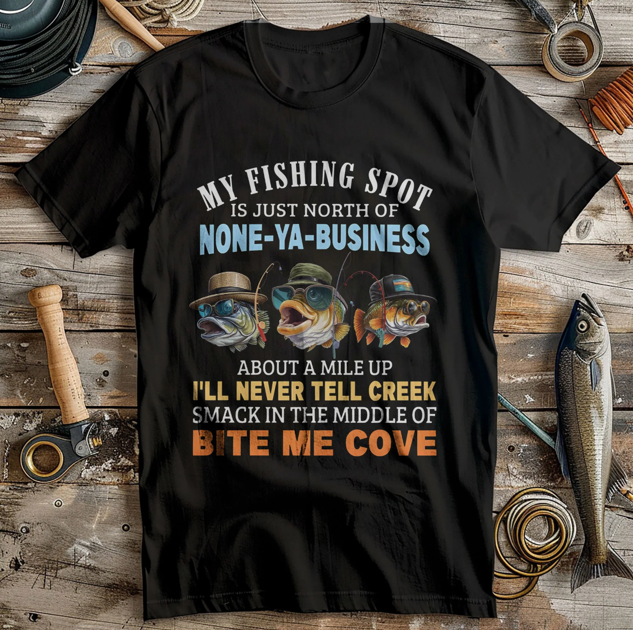 Bass Fishing Funny Fishing T-Shirt